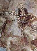 GIORDANO, Luca, Fresken in der Galerie des Palazzo Medici-Riccardi in Florenz, Szene: Triumph der Medici in den Wolken des Olymp, Detail